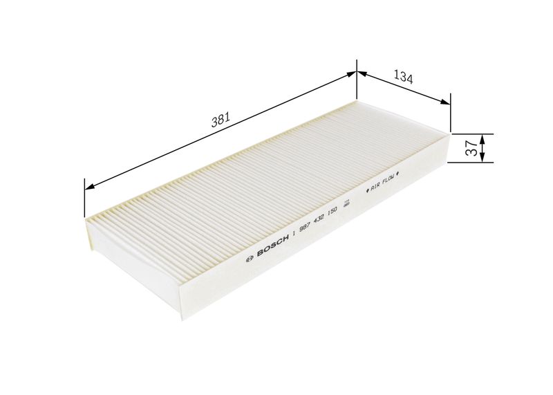 BOSCH 1 987 432 150 Filter, cabin air