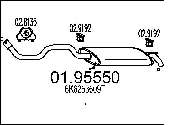 Глушник, Mts 01.95550