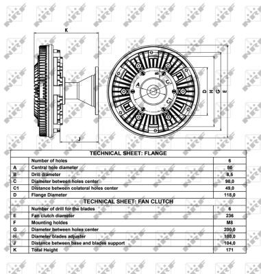 NRF 49041 Clutch, radiator fan