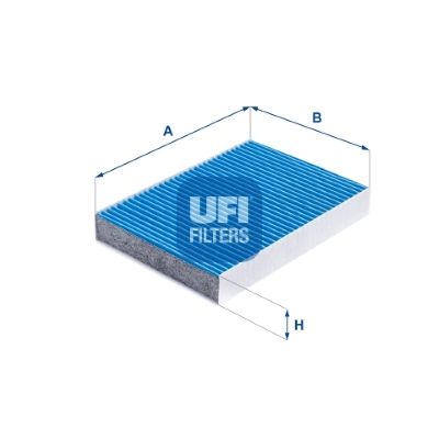 Фільтр, повітря у салоні, Ufi 34.291.00