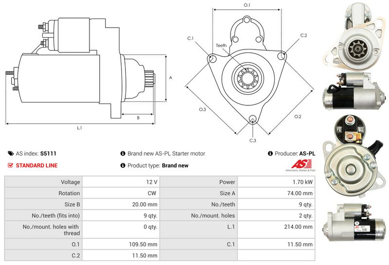 AS-PL S5111 Starter