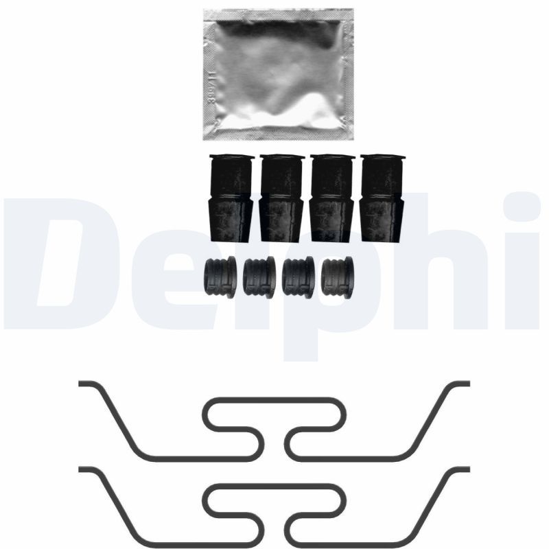 DELPHI tartozékkészlet, tárcsafékbetét LX0750