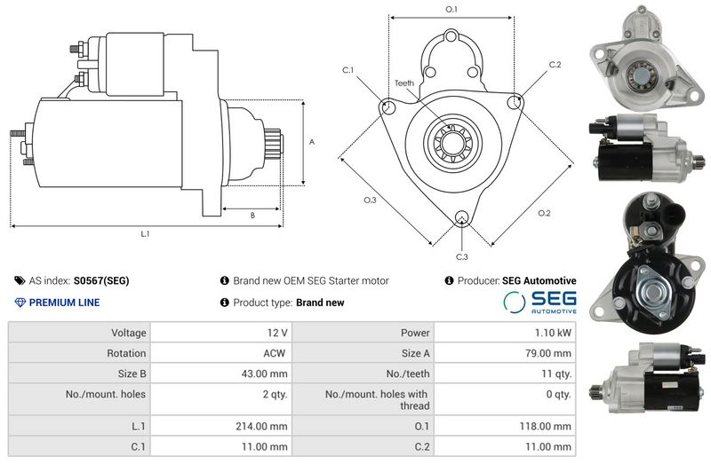 AS-PL S0567(SEG) Starter