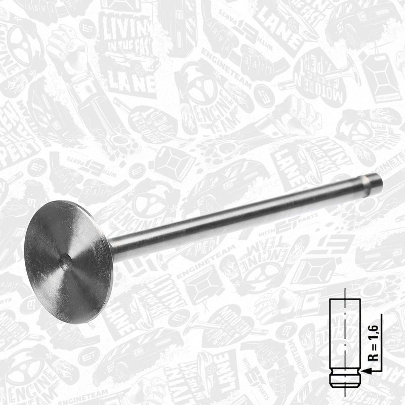 ET ENGINETEAM VE0082 Exhaust Valve