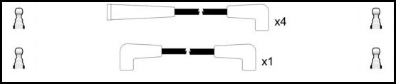Juego de cables de encendido