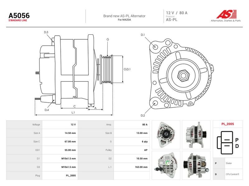 Generaator, AS-PL A5056