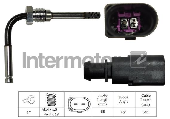 INTERMOTOR 27266 Sensor, exhaust gas temperature