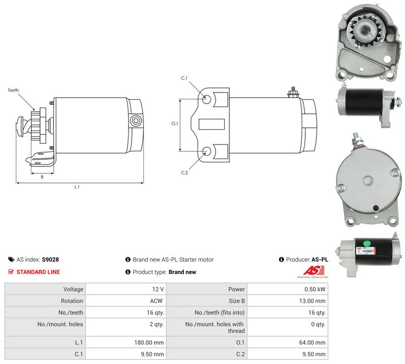 AS-PL S9028 Starter
