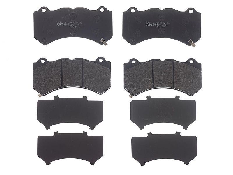 комплект спирачно феродо, дискови спирачки BREMBO