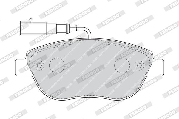 FERODO FDB1467 Brake Pad Set, disc brake