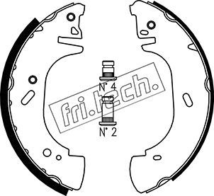 fri.tech. fékpofakészlet 1073.171