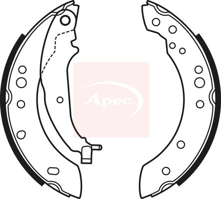 APEC Brake Shoe Set SHU749