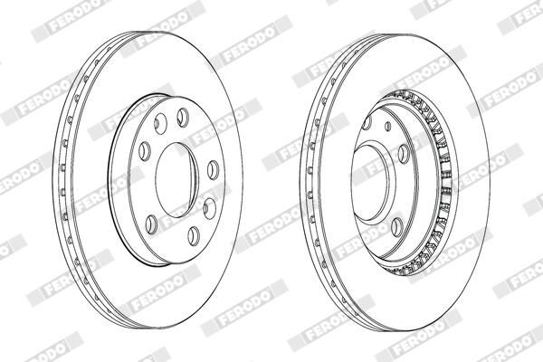 FERODO DDF2078C Brake Disc