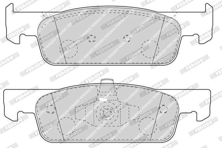FERODO Plaquettes de frein à disque FDB4615