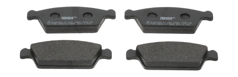 Plaquettes+de+frein+à+disque FERODO FDB1108