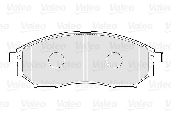 Комплект гальмівних накладок, дискове гальмо, Valeo 301337