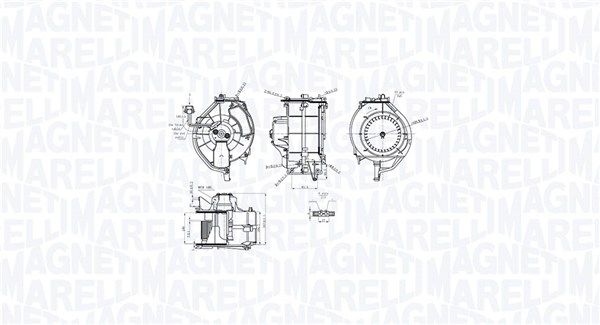 MAGNETI MARELLI Utastér-ventilátor 069412759010