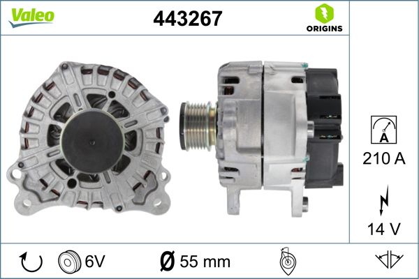 VALEO Dynamo / Alternator 443267