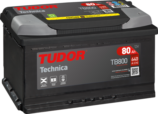 Tudor Technica, 12V 80Ah, TB800