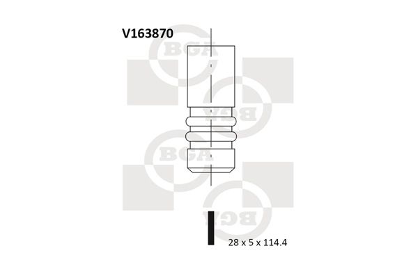 BGA V163870 Inlet Valve