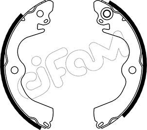 Set saboti frana 153-601 CIFAM
