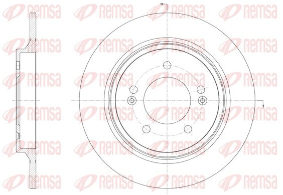 Гальмівний диск, Remsa 61571.00