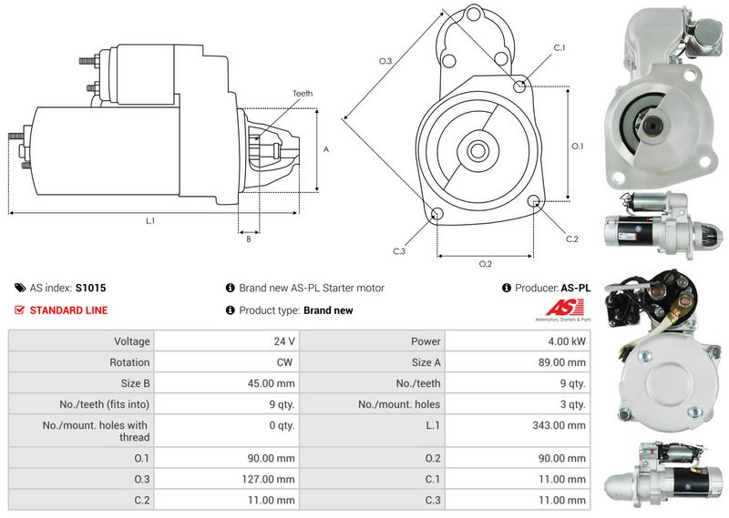 AS-PL S1015 Starter