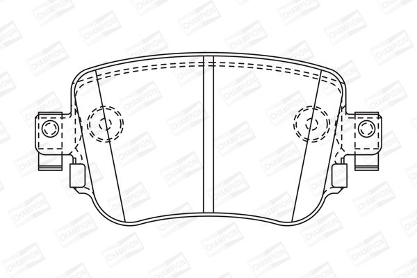 Колодки тормозные (задние) на A1, Alhambra, Beetle, Caddy, Golf, Leon, Octavia, Passat, Passat B8, Polo, Q3, Sharan