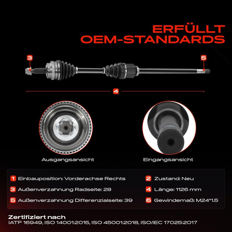 Frankberg 5481FB0010088 Drive Shaft