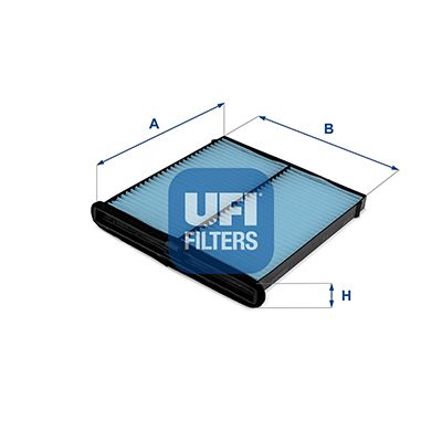 Фільтр, повітря у салоні, Ufi 34.409.00