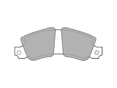 DELPHI LP149 Brake Pad Set, disc brake