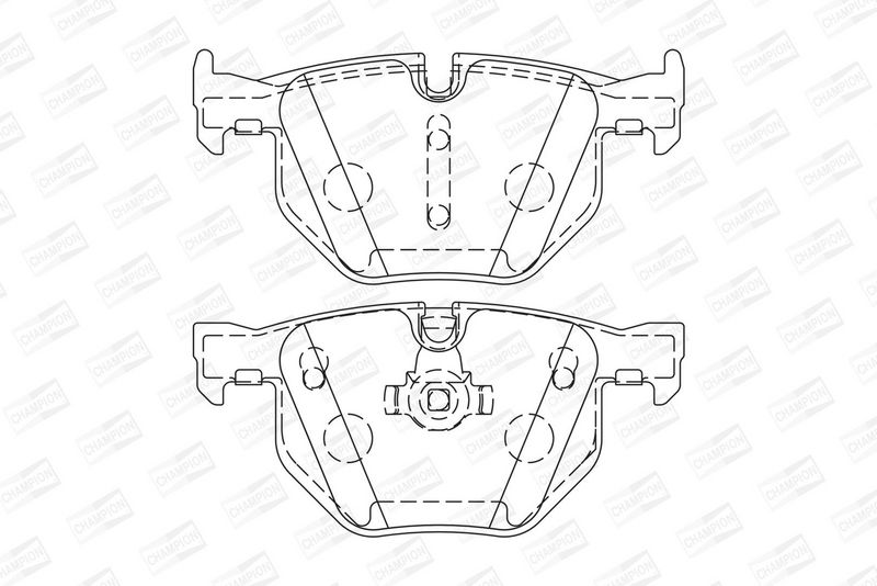 CHAMPION Plaquettes de frein à disque 573224CH