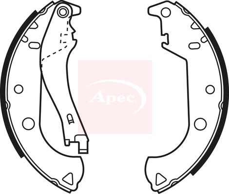 APEC Brake Shoe Set SHU642