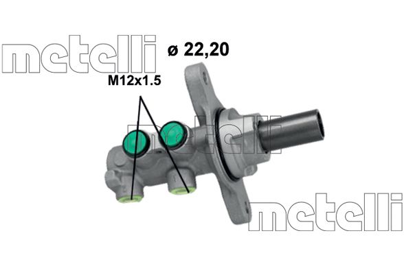 Головний гальмівний циліндр, Metelli 05-1264