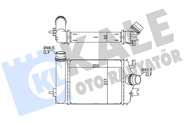 KALE OTO RADYATÖR 375770 - Charge Air Cooler