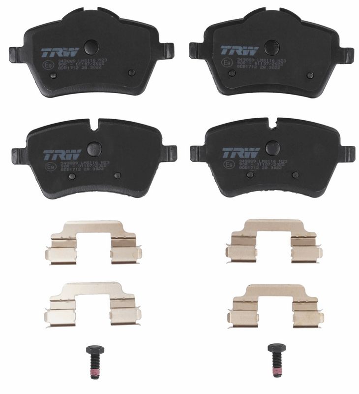 TRW GDB1712 Brake Pad Set, disc brake
