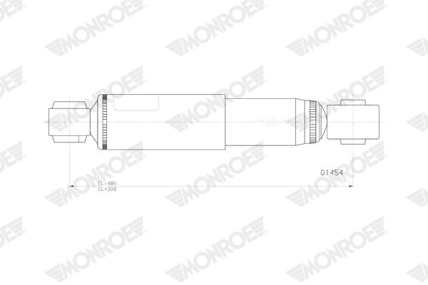 MONROE G1454 Shock Absorber
