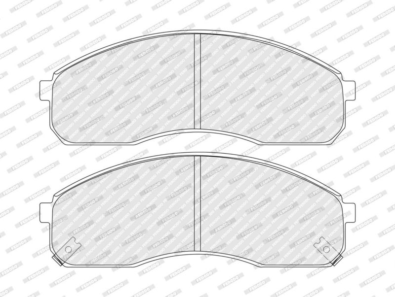 FERODO Plaquettes de frein à disque FDB1990