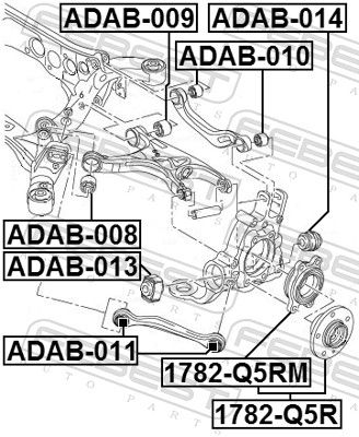 FEBEST 1782-Q5RM Wheel Hub