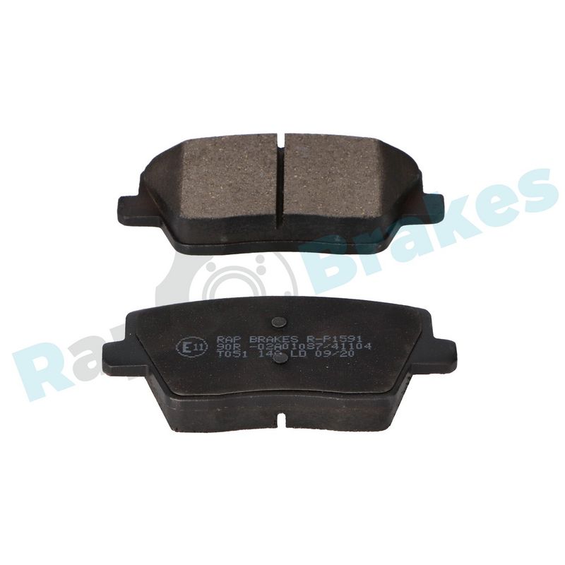 RAP BRAKES R-P1591 Brake Pad Set, disc brake