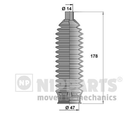 NIPPARTS gumiharang készlet, kormányzás J2840504