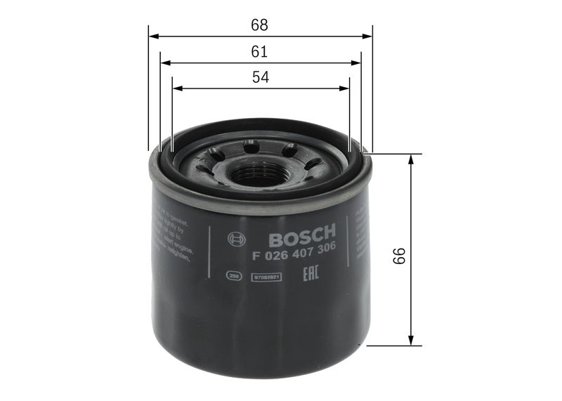 BOSCH F 026 407 306 Oil Filter