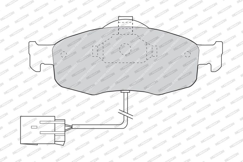 FERODO Plaquettes de frein à disque FDB766