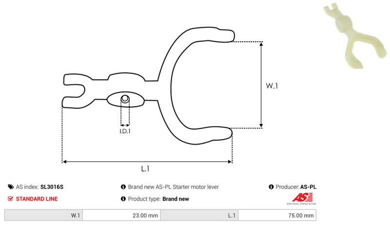 Starterihoob, Karburaator, AS-PL SL3016S