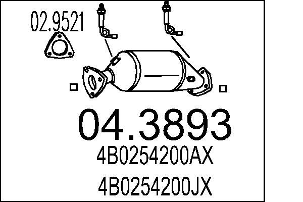 MTS katalizátor 04.3893