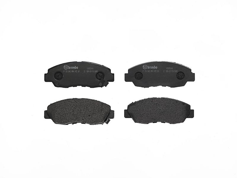 комплект спирачно феродо, дискови спирачки BREMBO