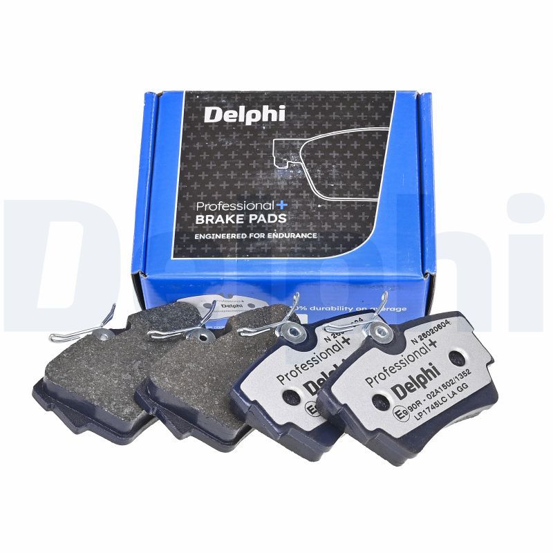 комплект спирачно феродо, дискови спирачки DELPHI