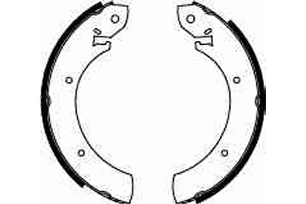 TRW GS6250 Brake Shoe Set