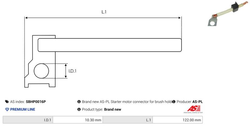 AS-PL SBHP0016P Repair Kit, starter