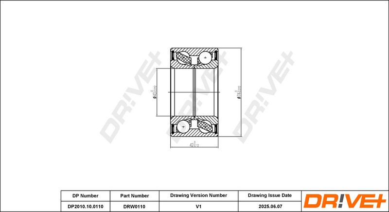 Set rulment roata DP2010.10.0110 Dr!ve+